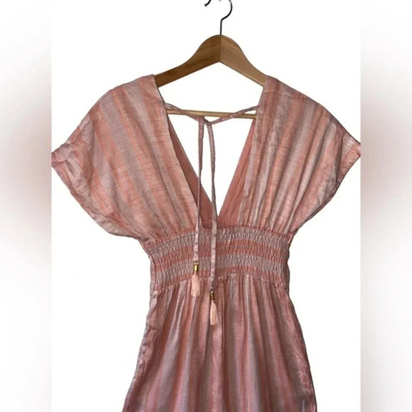 L Space Striped Cover-Up Jumpsuit XS - Picture 7 of 10